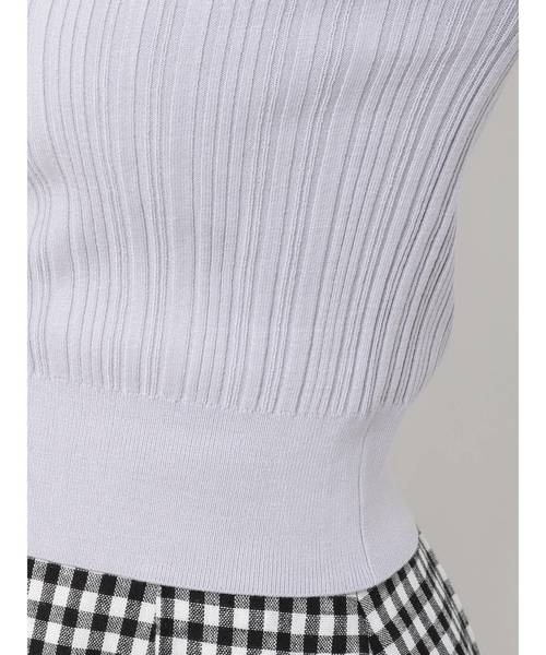 MERCURYDUO（マーキュリーデュオ）の「チェンジリブキーネックニット（ニット/セーター・レディース・オフホワイト/ミント/ラベンダー・FREE）」の16枚目の写真