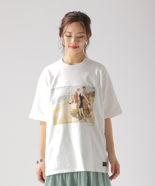 PENDLETON(ペンドルトン)の「【PENDLETON(ペンドルトン)】別注BIG Tシャツ(Tシャツ/カットソー・レディース・オフホワイト/ブラック/ベージュ・FREE)」の11枚目の写真