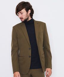 ブランド古着 United Tokyo ユナイテッドトウキョウ メンズ のテーラードジャケット グリーン カーキ 緑色系 古着通販 Zozoused