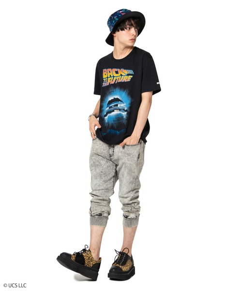 glamb（グラム）の「Easy jogger washed denim / イージージョガー