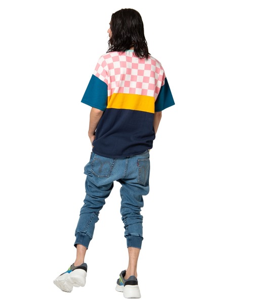 glamb（グラム）の「Easy jogger washed denim / イージージョガー
