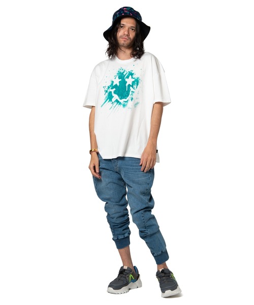 glamb（グラム）の「Easy jogger washed denim / イージージョガー