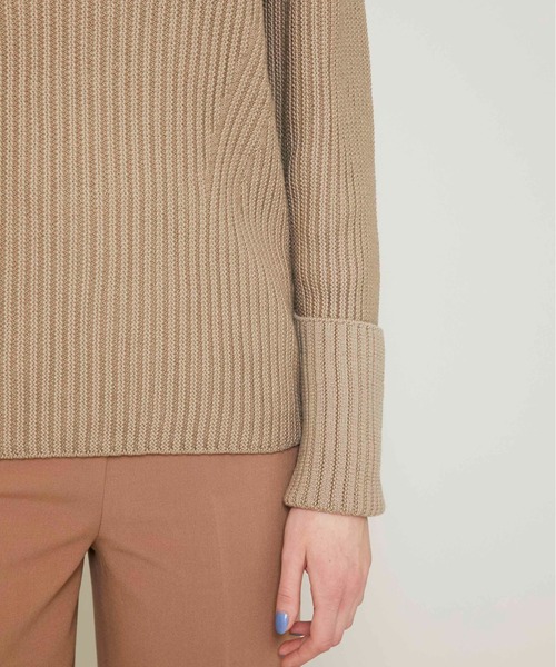WRAPINKNOT（ラッピンノット）の「【WRAPINKNOT(ラッピンノット)】WK19W-PO02 襟付きニットプルオーバー（ニット/セーター・レディース・ベージュ/ブラック/カーキ・FREE）」の18枚目の写真