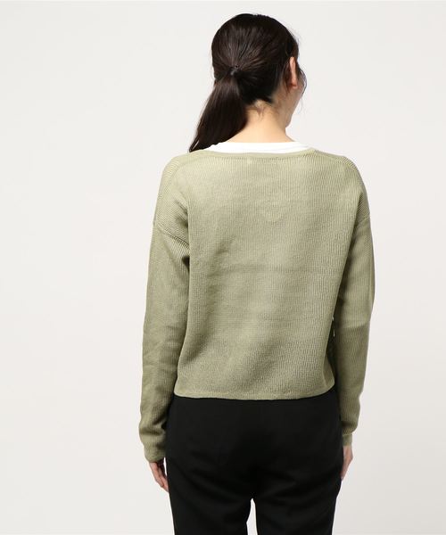 WALANCE(ワランス)の「フロントリボンショートカーディガン/wa...lance★★(カーディガン/ボレロ・レディース・ブラック/ライトベージュ/ライトカーキ・MEDIUM)」の8枚目の写真