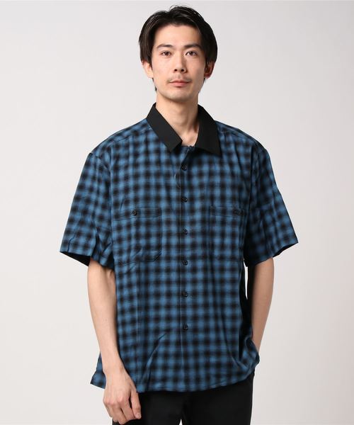 Rvca メンズ Check Ss Shirts ショートスリーブシャツ ルーカ 半袖 チェック