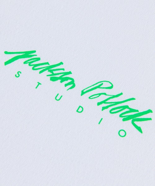 Sync.(スィンク)の「Sync.【Jackson Pollock Studio】LOGO TEE 02 “Jackson Pollock Studio”(Tシャツ/カットソー・メンズ・ホワイト/ブラック・SMALL/MEDIUM/LARGE/X-LARGE/XX-LARGE)」の3枚目の写真