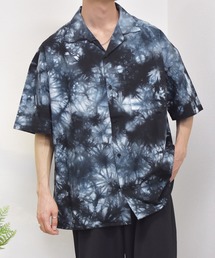 kutir | タイダイ柄オープンカラーシャツ(シャツ/ブラウス)