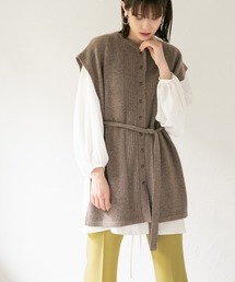 LOWRYS FARM | シャツライクニットベスト　893379(ベスト)