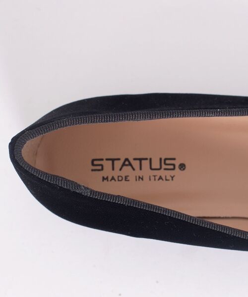 STATUS(ステイタス)の「STATUS:ベルベットオペラシューズ◇(スリッポン・レディース・ブラック/ワイン/グリーン・50/55/60/70/65/80/75)」の10枚目の写真