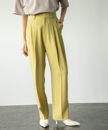 LOWRYS FARM | カラータックワイドパンツ　893687(その他パンツ)