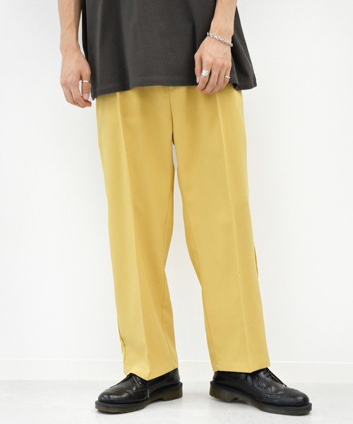 kutir（クティール）の「センタープレススラックスパンツ（その他パンツ・メンズ・ブラック/ベージュ/イエロー/グリーン・SMALL/MEDIUM/LARGE）」の12枚目の写真