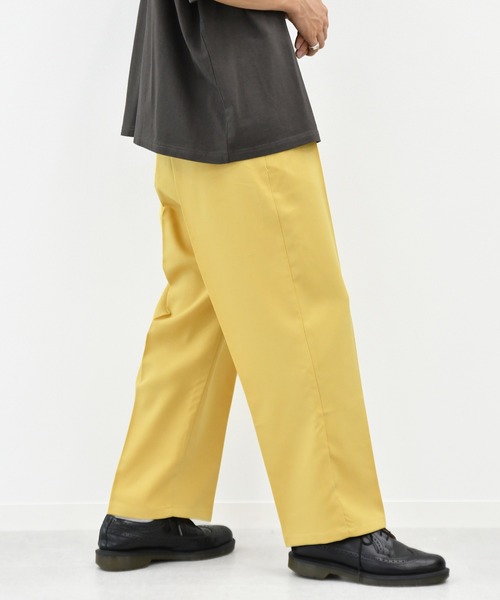 kutir（クティール）の「センタープレススラックスパンツ（その他パンツ・メンズ・ブラック/ベージュ/イエロー/グリーン・SMALL/MEDIUM/LARGE）」の8枚目の写真