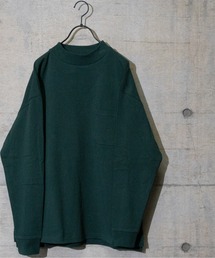 JOHN'S CLOSET | 【i】天竺 モックネック ロングTシャツ(Tシャツ/カットソー)