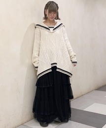 Candy Stripper | SAILOR CABLE ニット(ニット/セーター)