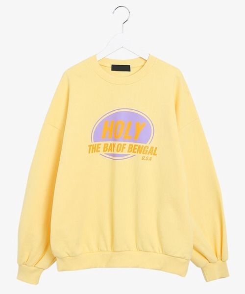 SONA（ソナ）の「SONYUNARA HOLYビビットスウェット（スウェット・レディース・グレー/イエロー/アイボリー/ミント・FREE）」の9枚目の写真