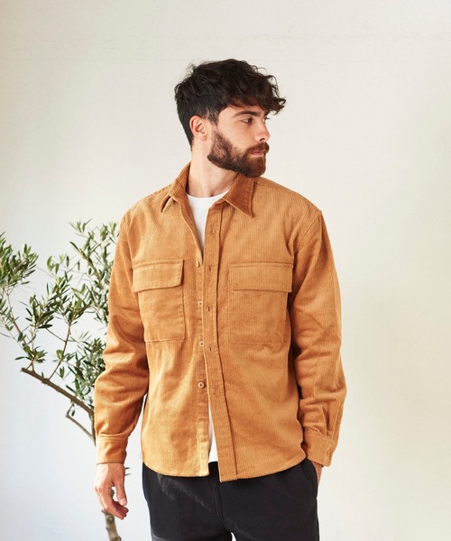 BIG MIKE（ビッグマイク）の「BIG MIKE CORDUROY SHIRTS (ビッグマイク )(2colors)(10193-6002)（シャツ/ブラウス・メンズ・ブラック/ブラウン・M/XL/L）」の19枚目の写真