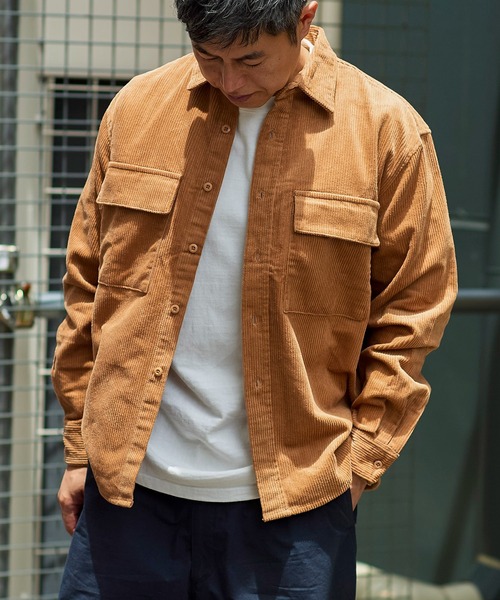 BIG MIKE（ビッグマイク）の「BIG MIKE CORDUROY SHIRTS (ビッグマイク )(2colors)(10193-6002)（シャツ/ブラウス・メンズ・ブラック/ブラウン・M/XL/L）」の17枚目の写真