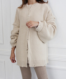 MODE ROBE（モードローブ）の「2WAYクラッシュデザインオーバーニット（ニット/セーター）」
