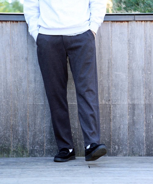 Blue Standard (ブルースタンダード)の「【BLUE STANDARD】ストレッチフラノリラックスパンツ リラクシング仕様 ワンマイル/リラックスウエアとしてもオススメ(その他パンツ・メンズ・ブラック/チャコールグレー/ブラウン・LARGE/MEDIUM/X-LARGE)」の1枚目の写真