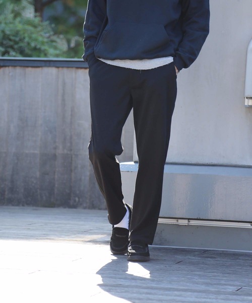 Blue Standard (ブルースタンダード)の「【BLUE STANDARD】ストレッチフラノリラックスパンツ リラクシング仕様 ワンマイル/リラックスウエアとしてもオススメ(その他パンツ・メンズ・ブラック/チャコールグレー/ブラウン・LARGE/MEDIUM/X-LARGE)」の2枚目の写真