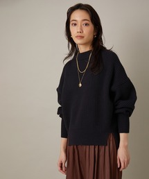 ADAM ET ROPE' | 片畦ハイネックプルオーバー(ニット/セーター)