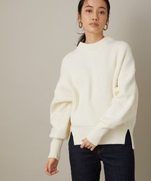 ADAM ET ROPE' | 片畦ハイネックプルオーバー(ニット/セーター)