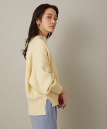 ADAM ET ROPE' | 片畦ハイネックプルオーバー(ニット/セーター)