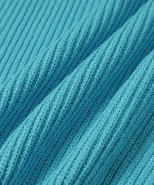 ADAM ET ROPE'（アダムエロペ）の「片畦ハイネックプルオーバー（ニット/セーター・レディース・ホワイト/ネイビー/ターコイズブルー/イエロー・FREE）」の6枚目の写真