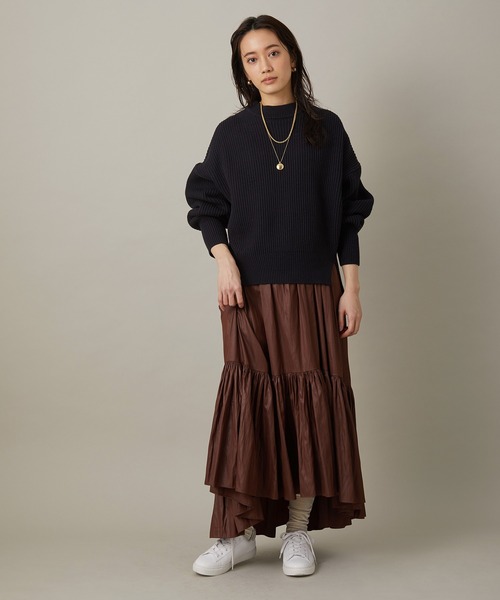 Amida❣️ロイヤルドルトン❣️AUTUMN BREEZE 秋のそよ風 ADAM ET ROPE'（アダムエロペ）の「片畦ハイネックプルオーバー