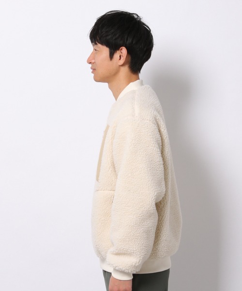 LAKOLE（ラコレ）の「シープボアジップアップジャケット / LAKOLE（ブルゾン・メンズ・ブラック/サンドグレー/アイボリー・X-LARGE/LARGE/MEDIUM）」の10枚目の写真