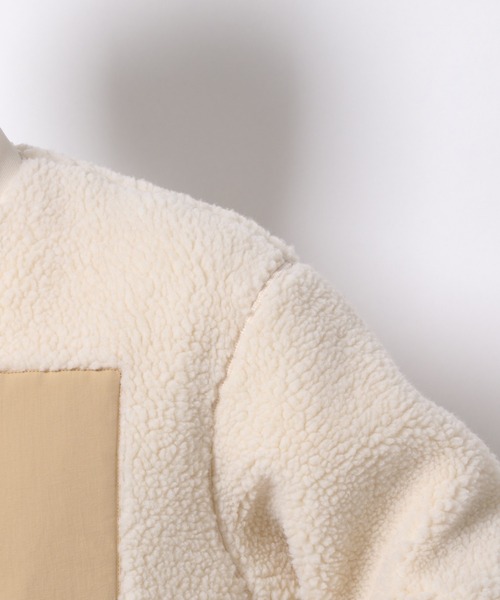 LAKOLE（ラコレ）の「シープボアジップアップジャケット / LAKOLE（ブルゾン・メンズ・ブラック/サンドグレー/アイボリー・X-LARGE/LARGE/MEDIUM）」の7枚目の写真