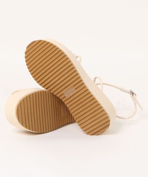 RASVOA(ラスボア)の「厚底コードサンダル(サンダル・レディース・オフホワイト/ブラック・L/M)」の4枚目の写真