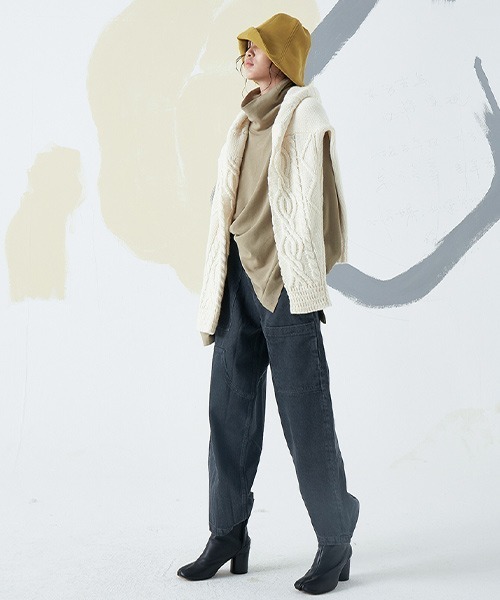 MIXSEVEN（ミックスセブン）の「【MIX SEVEN】Grey Wide Denim Pants 