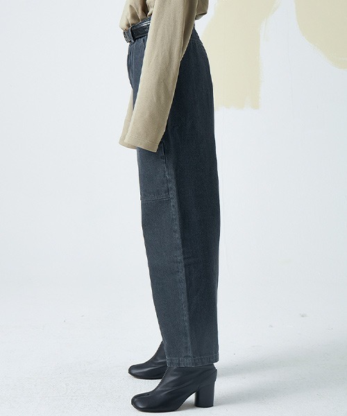 MIXSEVEN（ミックスセブン）の「【MIX SEVEN】Grey Wide Denim Pants 
