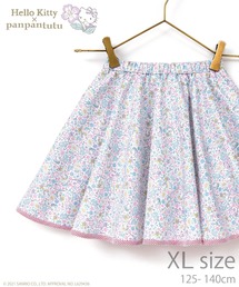 panpantutu（パンパンチュチュ）の「サーキュラースカート(パンツ付)【XL/125-140cm】《ハローキティ・マイメロディ》（スカート・キッズ）」