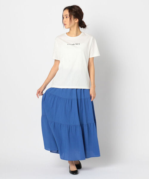 fredy repit（フレディレピ）の「ティアードロングスカート（スカート・レディース・オフホワイト/ブルー/ホワイト系その他5・38）」の19枚目の写真