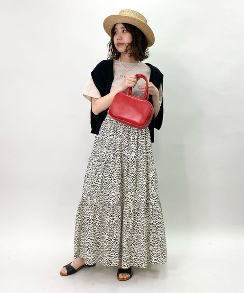 fredy repit（フレディレピ）の「ティアードロングスカート（スカート・レディース・オフホワイト/ブルー/ホワイト系その他5・38）」の18枚目の写真