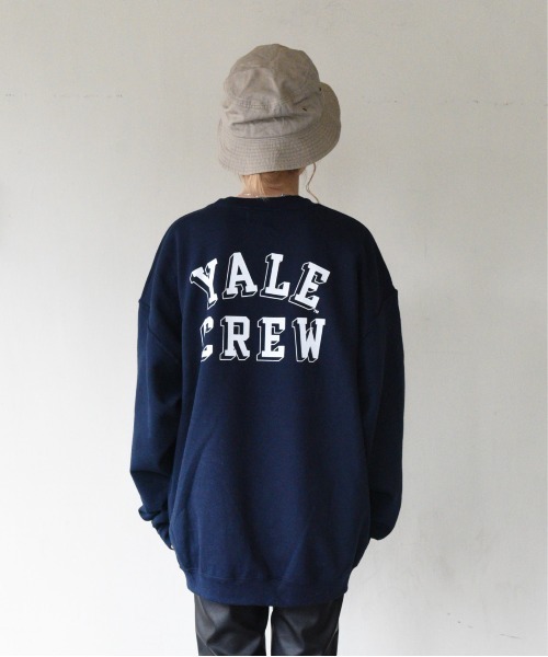 SUNNY  SPORTS（サニースポーツ）の「SUNNY SPORTS / サニースポーツ YALE VINTAGE CREW SWEAT（スウェット・メンズ・ホワイト/ライトグレー/ネイビー・LARGE/MEDIUM/X-LARGE）」の3枚目の写真