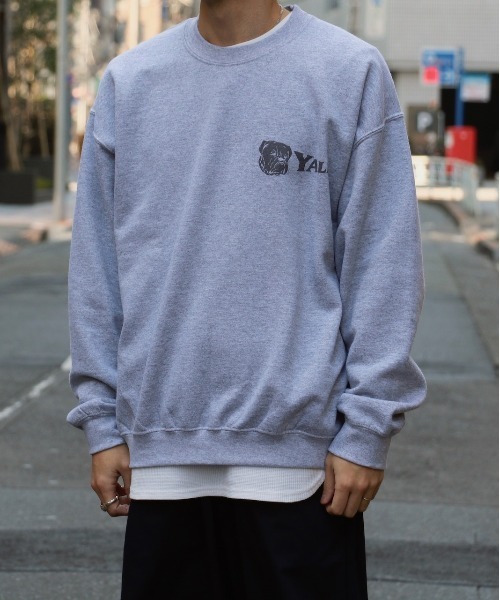 SUNNY  SPORTS（サニースポーツ）の「SUNNY SPORTS / サニースポーツ YALE VINTAGE CREW SWEAT（スウェット・メンズ・ホワイト/ライトグレー/ネイビー・LARGE/MEDIUM/X-LARGE）」の13枚目の写真