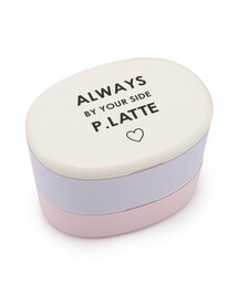 PINK-latte（ピンクラテ）の「ロゴパステルカラー ランチボックス（お弁当箱・キッズ）」