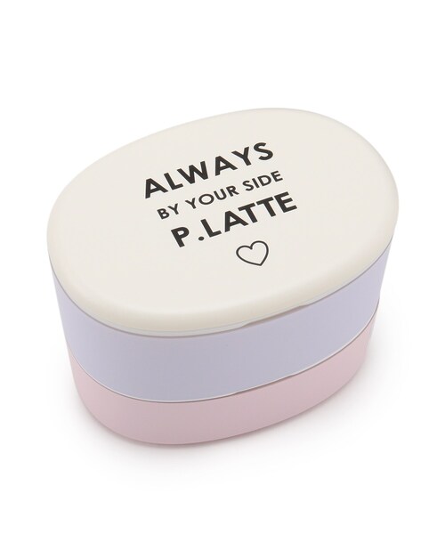 ロゴパステルカラー ランチボックス お弁当箱 Pink Latte ピンクラテ のファッション通販 Zozotown