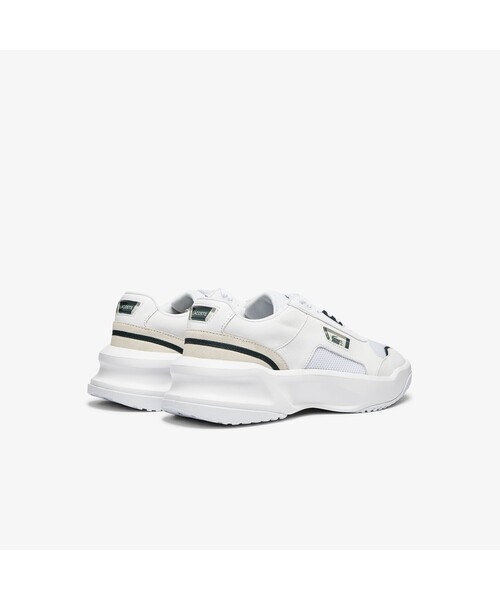 LACOSTE(ラコステ)の「メンズ ACE LIFT 0721 1(スニーカー・メンズ・ホワイト×グリーン/トリコロール・25.0cm/26.0cm/25.5cm/27.0cm/26.5cm/28.0cm/28.5cm)」の3枚目の写真