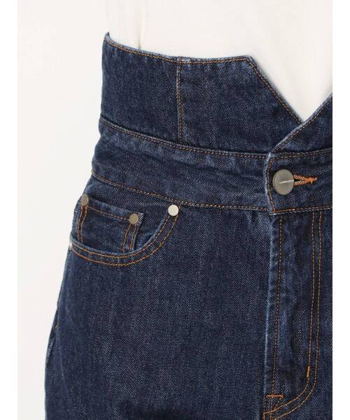 LAGUNAMOON(ラグナムーン)の「ハイウエストデザインデニムパンツ(デニムパンツ・レディース・ブルー/インディゴブルー・SMALL/MEDIUM)」の13枚目の写真