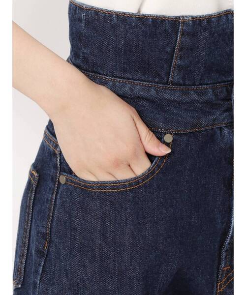 LAGUNAMOON(ラグナムーン)の「ハイウエストデザインデニムパンツ(デニムパンツ・レディース・ブルー/インディゴブルー・SMALL/MEDIUM)」の10枚目の写真