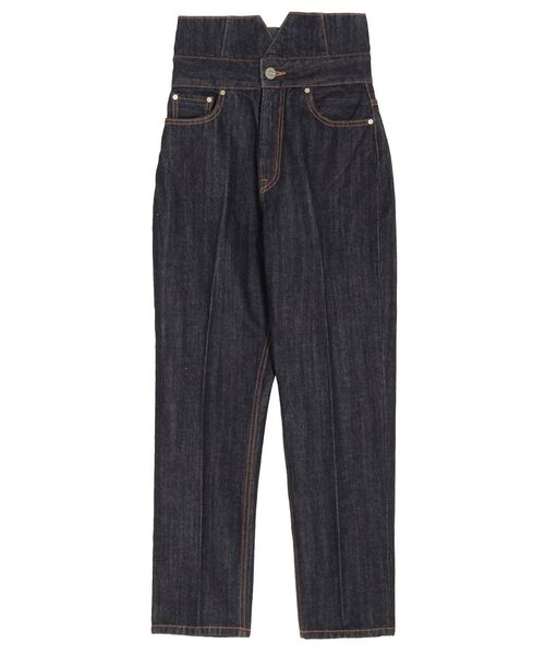 LAGUNAMOON(ラグナムーン)の「ハイウエストデザインデニムパンツ(デニムパンツ・レディース・ブルー/インディゴブルー・SMALL/MEDIUM)」の16枚目の写真