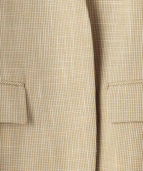 BEAUTY&YOUTH UNITED ARROWS（ビューティーアンドユースユナイテッドアローズ）の「BY ハウンドトゥースミドルジャケット（テーラードジャケット・レディース・ベージュ/ネイビー/グレー・SMALL/MEDIUM）」の19枚目の写真