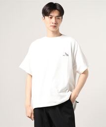 REMI RELIEF | REMI RELIEF(レミレリーフ) 別注オーバーサイズドローコード刺繍TEE 16/-天竺(Tシャツ/カットソー)