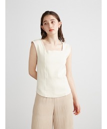 LILY BROWN（リリーブラウン）の「スクエアネックカットトップス（Tシャツ/カットソー）」