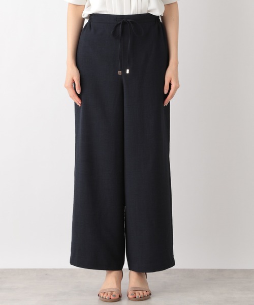 LEPSIM（レプシィム）の「キレイめイージーパンツ　934844（その他パンツ・レディース・ベージュ/ネイビー/レンガ/ブラウン・FREE）」の7枚目の写真