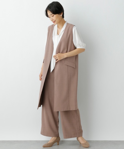 LEPSIM（レプシィム）の「キレイめイージーパンツ　934844（その他パンツ・レディース・ベージュ/ネイビー/レンガ/ブラウン・FREE）」の19枚目の写真